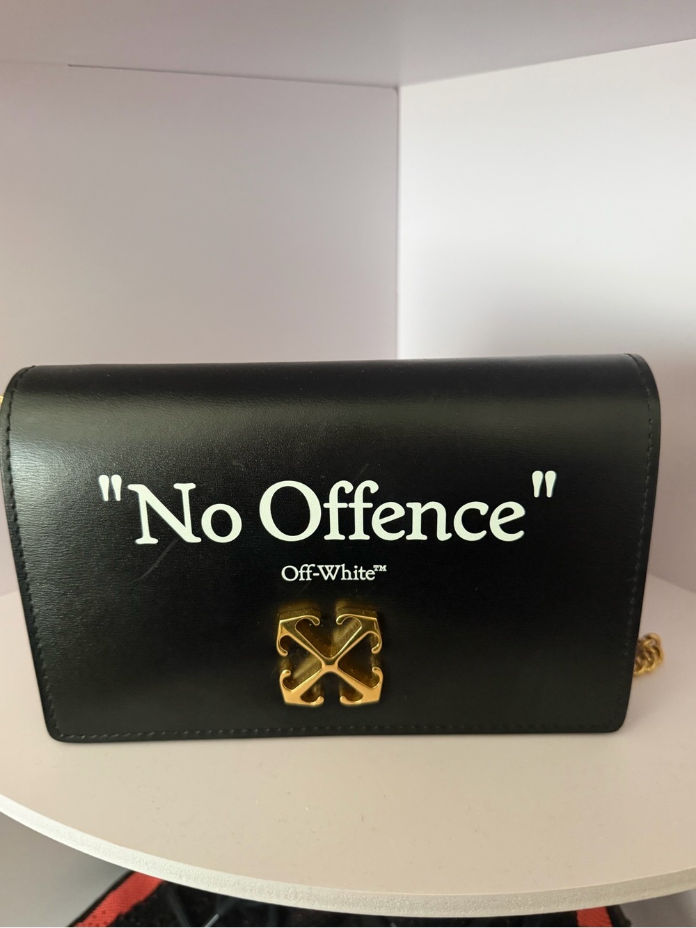 OFF-WHITE Jitney 0.5 Quote Shoulder Bag